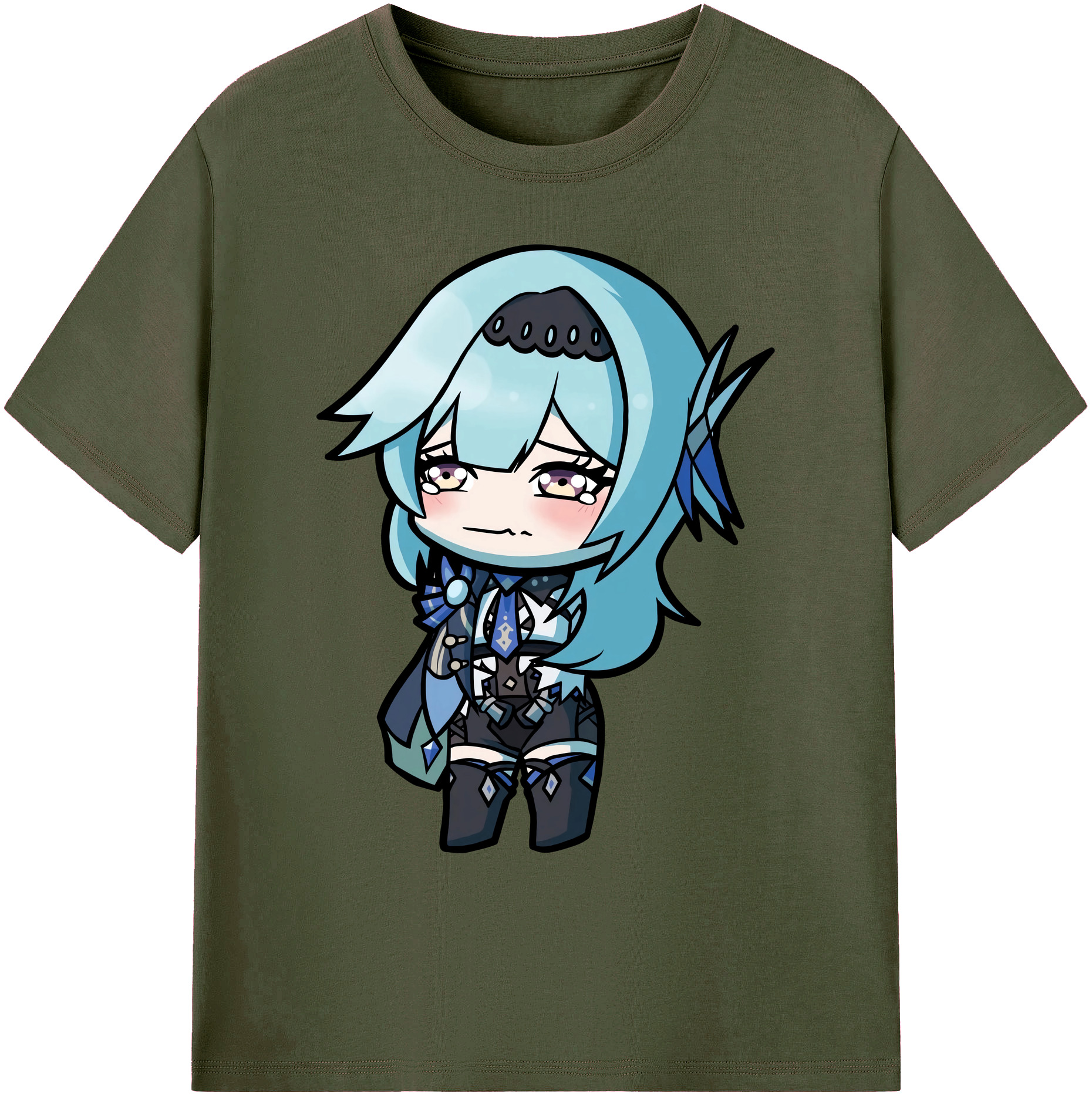 げんし神 优菈 ゆうら genshin Yūra 綿100％ メンズ半袖Tシャツ｜肌触りやわらか＆通気性